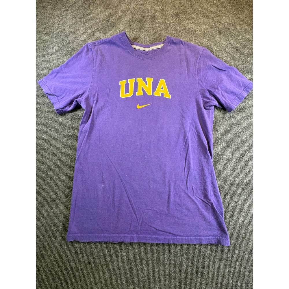 Nike UNA University of North Alabama Purple Graphic T-Shirt Mens Medium